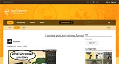 Desktop Screenshot of joyreactor.com