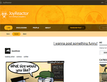 Tablet Screenshot of joyreactor.com
